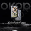 15W Mágneses Vezeték Nélküli Power Bank 5000 mAh, Ultra-vékony Alumínium, Gyors
