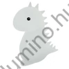 Dinos LED éjjeli lámpa RGB, érintős, USB tölthető, gyerek hangulatlámpa