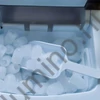 Elektromos jégkészítő 12 kg/24h, gyors jég adagoló, LCD, időzítő, fekete inox