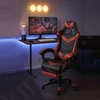 Gamer szék karfával kék - piros-fekete színben