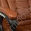 Irodai szék karfával - barna - 74 x 54 / 54 x 50 cm