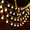 LED fényfüzér, 80 LED, 8,4 m, melegfehér, távirányítós, 8 programos, elemes