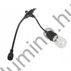LED kerti izzós fényfüzér 15m, 15x E27, meleg fény, terasz világítás, hálózati