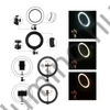 LED körlámpa, körfény állvánnyal állítható színhőmérséklettel