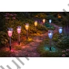 LED Szolár Napelemes Leszúrható Kerti Lámpa Mozaiküveg Dekor Búrával, 39 cm