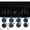 Mobil klíma 2,6kW 9000 BTU, 3 az 1-ben WiFi, LED, páramentesítő funkcióval