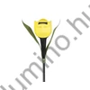 Napelemes kerti lámpa tulipán forma 31 cm, leszúrható, hideg fehér, IP44, LED