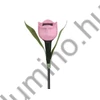 Napelemes kerti lámpa tulipán forma 31 cm, leszúrható, hideg fehér, IP44, LED