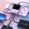 Power Bank Digitális Kijelzővel 8000 mah, Type-C, iPhone, micro USB