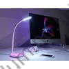 RGB LED asztali lámpa, 256 színű hangulatvilágítás, érintésvezérlés, USB