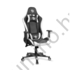 RGB LED-es gamer szék párnával, karfával - 85 x 57 cm / 54 x 52 cm