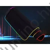 RGB világítású gamer egérpad XL méret, USB-s, csúszásmentes, 11 fényhatással