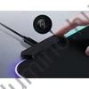 RGB világítású gamer egérpad XL méret, USB-s, csúszásmentes, 11 fényhatással