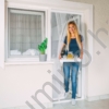 Szúnyogháló szalag ajtóra - max. 100 x 220 cm - fehér