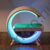 Zelux Multimédiás bluetooth hangszóró, vezeték nélküli töltőpad, RGB, LED lámpa