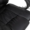 Zelux prémium relax főnöki irodai szék króm lábakkal karfával - fekete színben