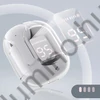 Zelux vezeték nélküli fülhallgató, Bluetooth 5.3, zajszűrés, kijelző, fehér