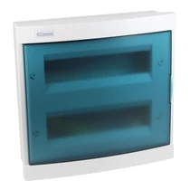 24M süllyesztett elosztószekrény, DIN sínnel és terminálblokkal, IP30,