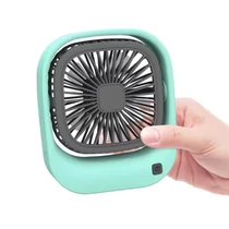 Asztali mini ventilátor USB töltéssel, 2 sebességfokozattal, kompakt kivitel