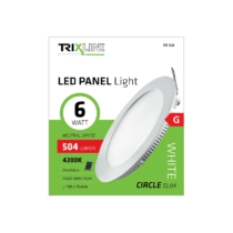 Trixline LED panel kerek beépíthető 6W 4200K