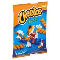 Cheetos Spirals Sajtos-ketchupos ízű kukoricasnack 30 g