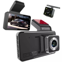 Dual Lens FullHD autós fedélzeti kamerakészlet, menetrögzítő és tolatókamerával