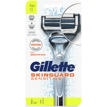 Gillette készülék + 2 borotvabetét Skinguard Sensitive flexball