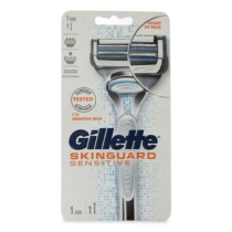 Gillette készülék + borotvabetét Skinguard Sensitive