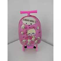 Gyerek Roller Bőrönddel, Összecsukható (Szeretlek)
