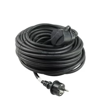 Kültéri hosszabbító kábel 20m - EU dugvilla és aljzat, IP44, H07RN-F 3x1,5mm2