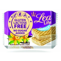 LEA LIFE Vaníliás ostyaszelet cukormentes gluténmentes 95 g