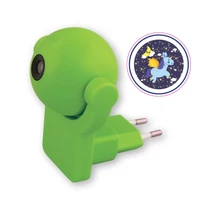 Zöld éjszakai fény projektor, megnyugtató fénnyel, 220-240V, 0.7W