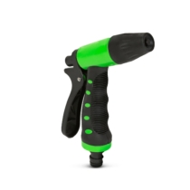 Locsoló pisztoly - állítható vízsugárral - zöld