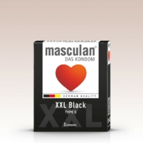 Masculan óvszer 3 db-os XXL Black