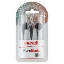 Maxell Purebuds + Mic Fekete Fülhallgató