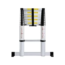 Összecsukható teleszkópos 3,2 m fém létra, 150 kg-ig terhelhető