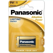 Panasonic ALKALINE Power tartós 9v elem B1