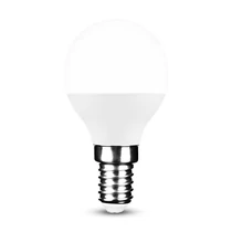 QTEC LED izzó 5W E14 P45 kisgömb fényforrás 2700K