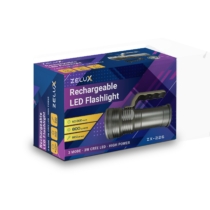 Zelux Led Rechargeable Flashlight