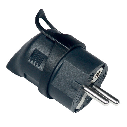 Dugvilla fekete 90 fok, schuko 16 A