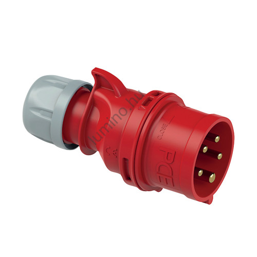 CEE 16A 5P IP44 ipari csatlakozó, 400V, IEC 309 – Vízálló, 5 pólusú dugvilla