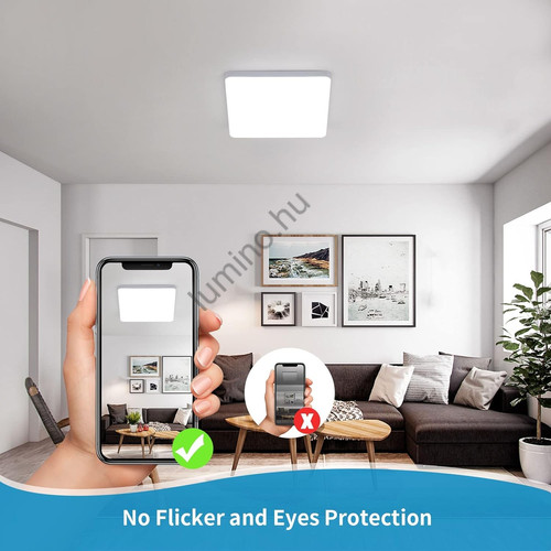 Mennyezeti lámpa 32W négyzet felszerelhető led panel keret nélküli dizájn Mennyezeti lámpa 32W négyzet felszerelhető led panel keret nélküli dizájn