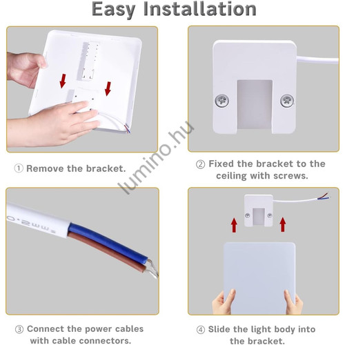 Mennyezeti lámpa 32W négyzet felszerelhető led panel keret nélküli dizájn Mennyezeti lámpa 32W négyzet felszerelhető led panel keret nélküli dizájn