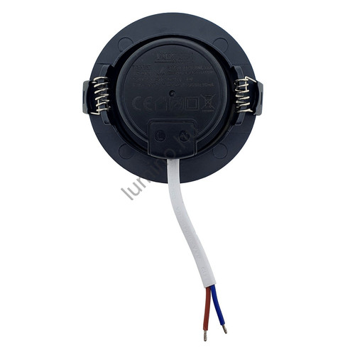 Mennyezeti LED lámpa 7W - kerek - Matt Fekete