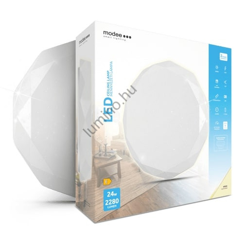 Modee Mennyezeti LED Lámpa 24W 4000K D330x95mm S-D104 Csillagos (2280 lumen) Modee Mennyezeti LED Lámpa 24W 4000K D330x95mm S-D104 Csillagos (2280 lumen)