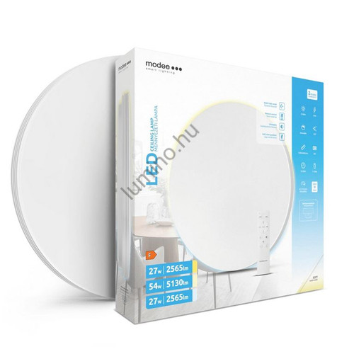 Modee Mennyezeti LED Lámpa 2x27W 3CCT D385x65mm + rem. A-C201 (5130 lumen)