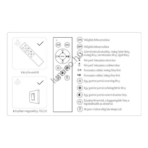 Modee Mennyezeti LED Lámpa 2x48W 3CCT D510x75mm + rem. A-G102 (9120 lumen) Fehér Modee Mennyezeti LED Lámpa 2x48W 3CCT D510x75mm + rem. A-G102 (9120 lumen) Fehér