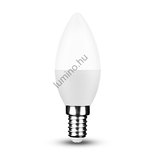 QTEC LED Izzó 5W E14 C37 Gyertya Fényforrás 2700K
