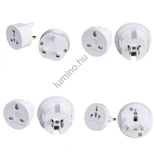 Univerzális utazó adapter szett - világutazáshoz, 100-250V, hordtáskában Univerzális utazó adapter szett - világutazáshoz, 100-250V, hordtáskában