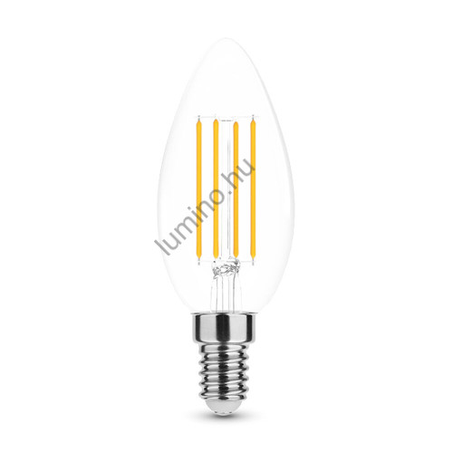 Trixline Led Filament dekor izzó C35 5W E14 Gyertya fényforrás 2700K